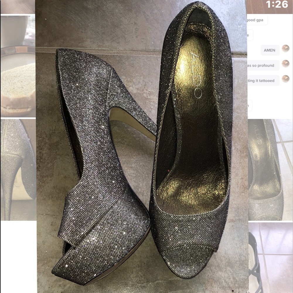 Aldo Sparkly Heels